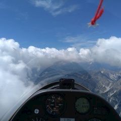 Flugwegposition um 11:22:20: Aufgenommen in der Nähe von Innsbruck, Österreich in 2943 Meter